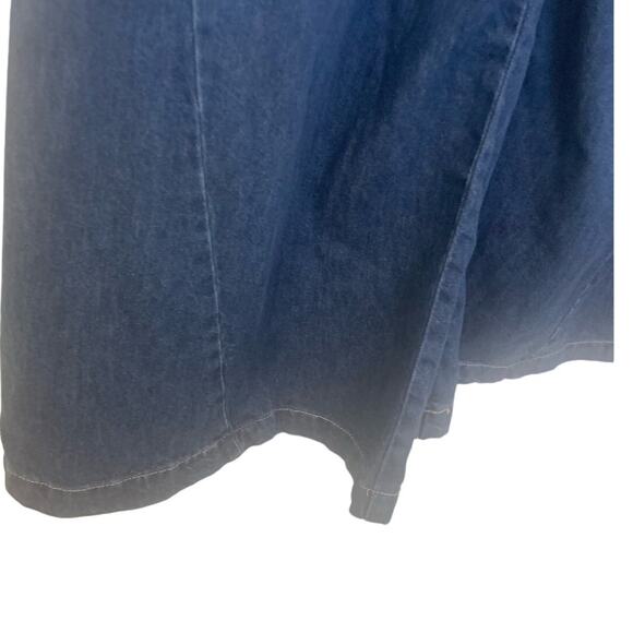 Free People We The Free Wide Leg NWOT Jeans 29 Blue Equinox Parachute High Rise - Picture 10 of 13